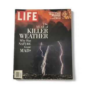 Vintage Sept 1993 LIFE Magazine - Killer Weather Cover - 90s Nostalgia